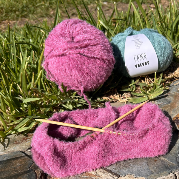 Knitting with VELVET