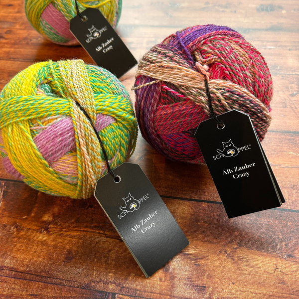 Knitting with ALB ZAUBER CRAZY