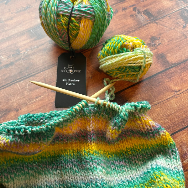 Knitting with ALB ZAUBER EXTRA