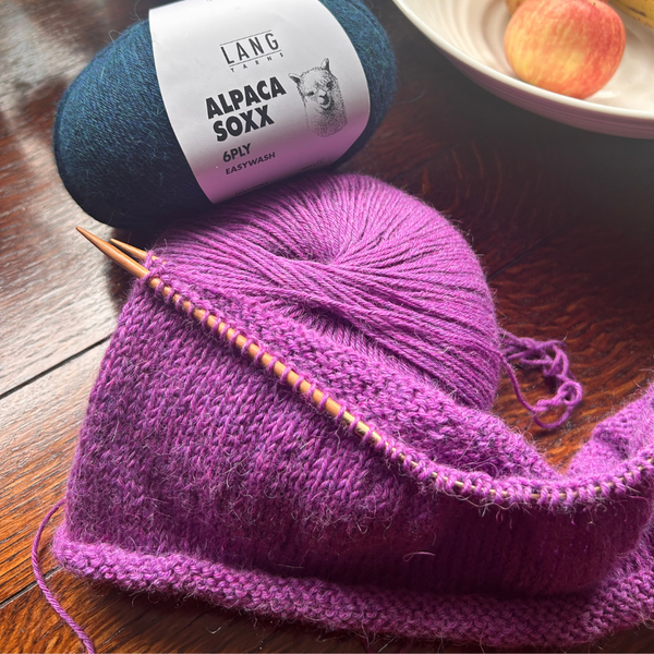 Knitting with Alpaca Soxx 6-Ply