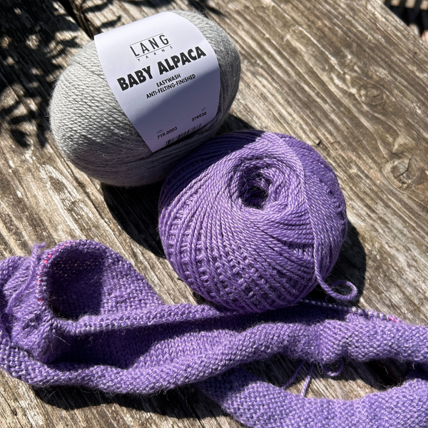 Knitting with BABY ALPACA