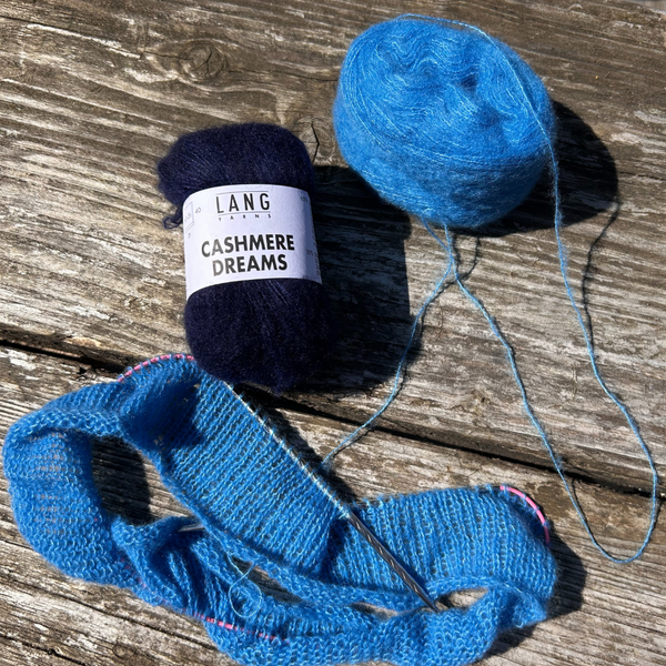 Knitting with CASHMERE DREAMS