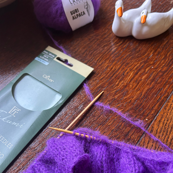 Clover Takumi Bamboo Pro Fixed Circular Knitting Needles