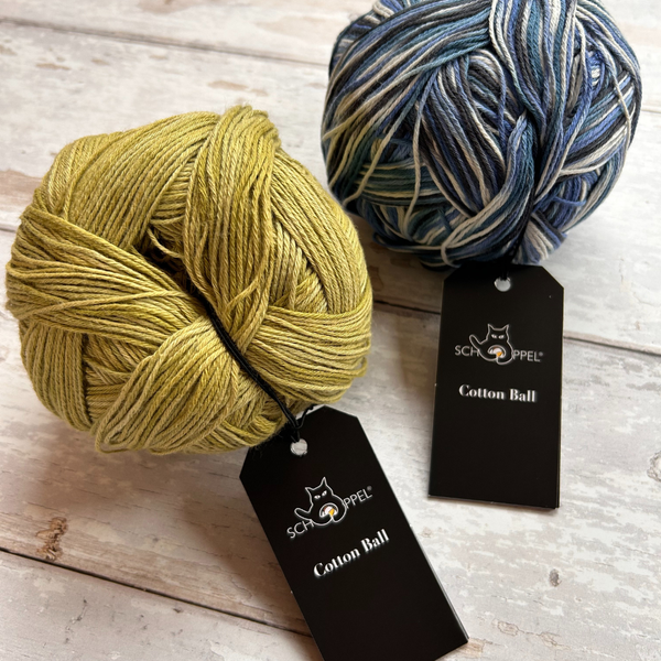 Knitting with COTTON BALL