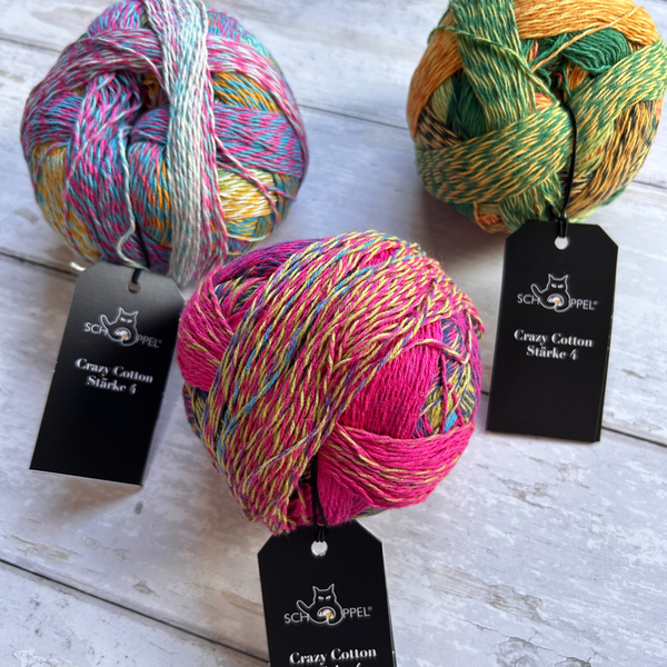 Knitting with CRAZY COTTON STÄRKE 4