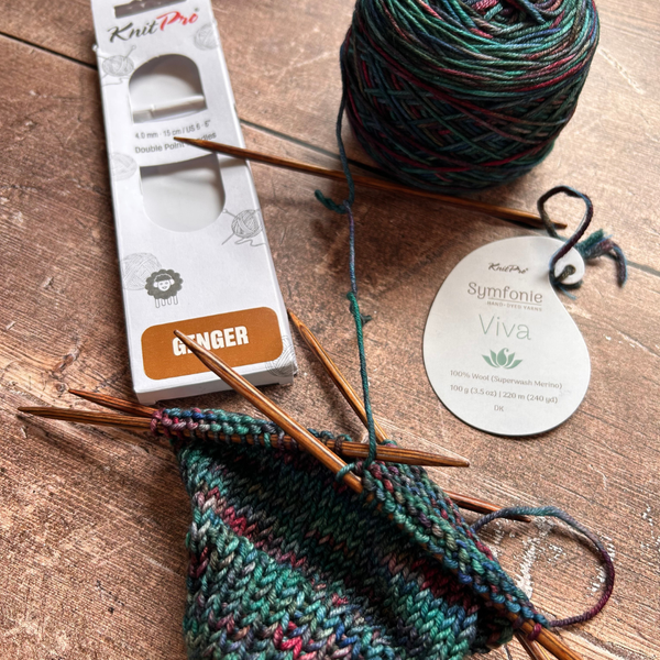 KnitPro Ginger Double Pointed Knitting Needles DPN's