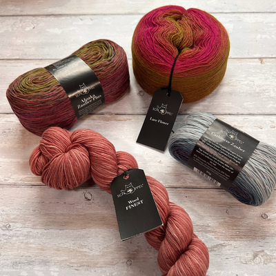 selection of yarn