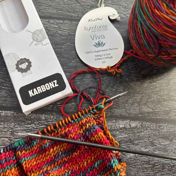 KnitPro Karbonz Single Pointed Knitting Needles