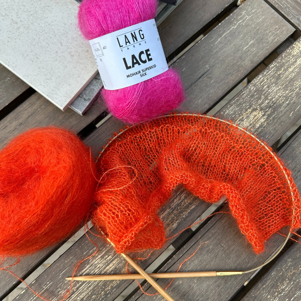 Close-up of LACE lacework revealing crisp stitch definition