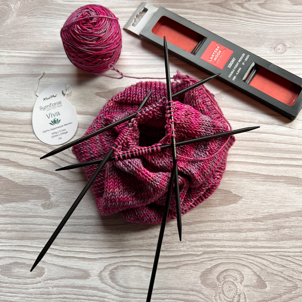 Lantern Moon Ebony Double Pointed Knitting Needles