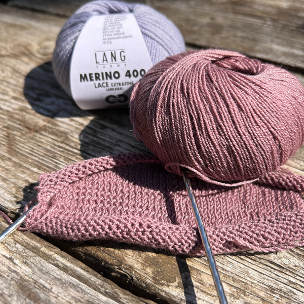 Knitting with MERINO 400 LACE