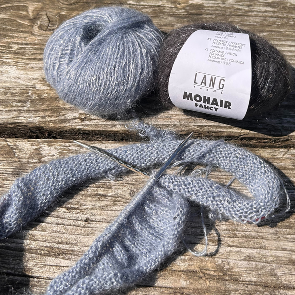 Knitting with MOHAIR FANCY