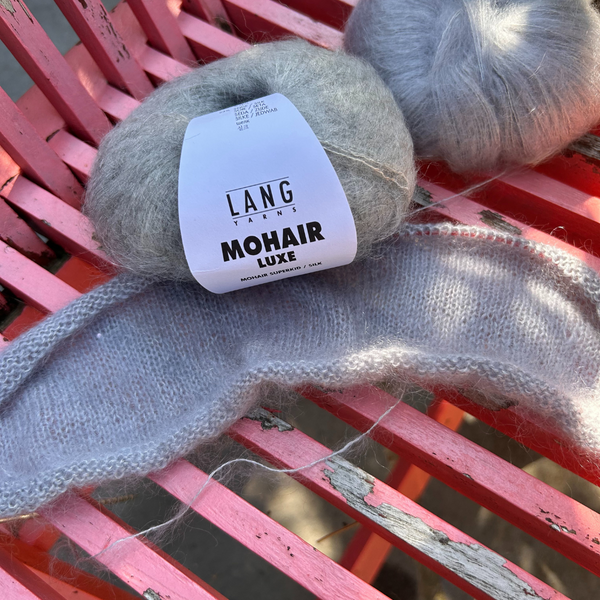 Knitting with MOHAIR LUXE