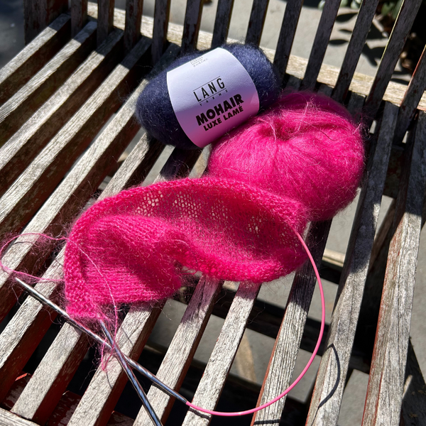 Knitting with MOHAIR LAMÉ LUXE