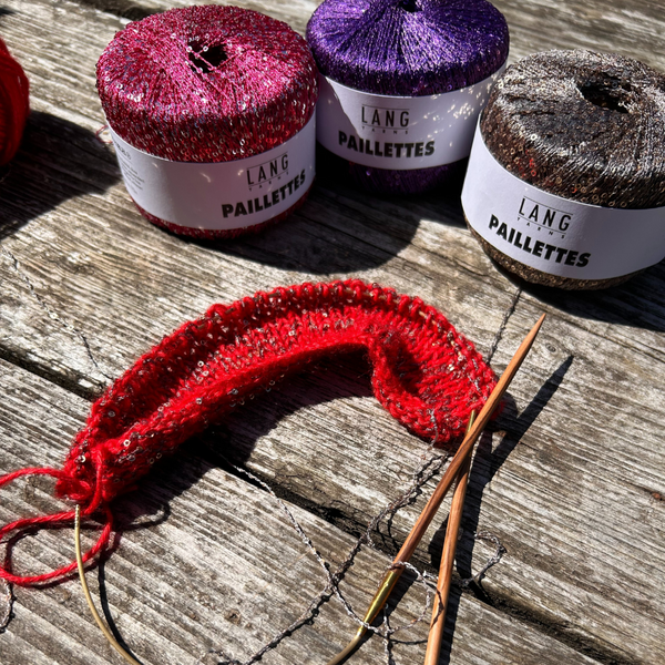 Knitting with PAILLETTTES