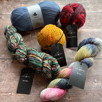 selection of yarn