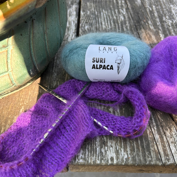 Knitting with SURI ALPACA