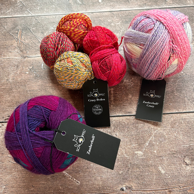 selection of yarn