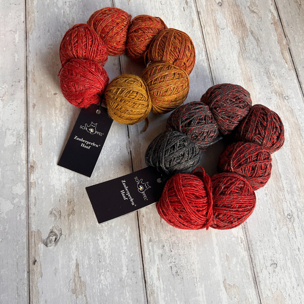 Knitting with ZAUBERPERLEN HANF