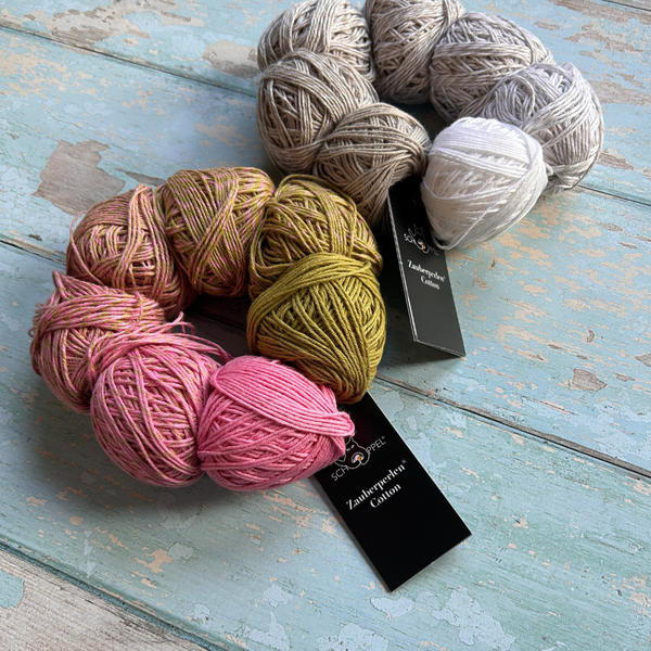 Knitting with ZAUBERPERLEN COTTON