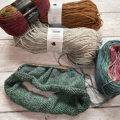 selection of yarn