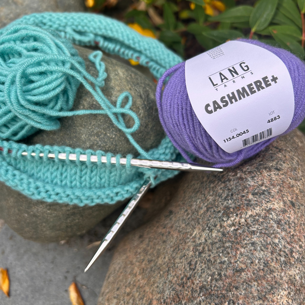 Knitting with CASHMERE+