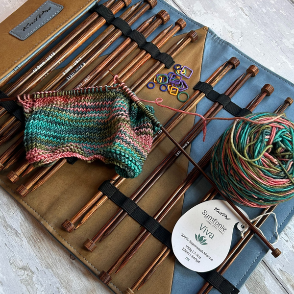 KnitPro Ginger Grande 25cm Single Pointed Knitting Needle Set