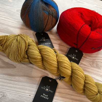 selection of yarn