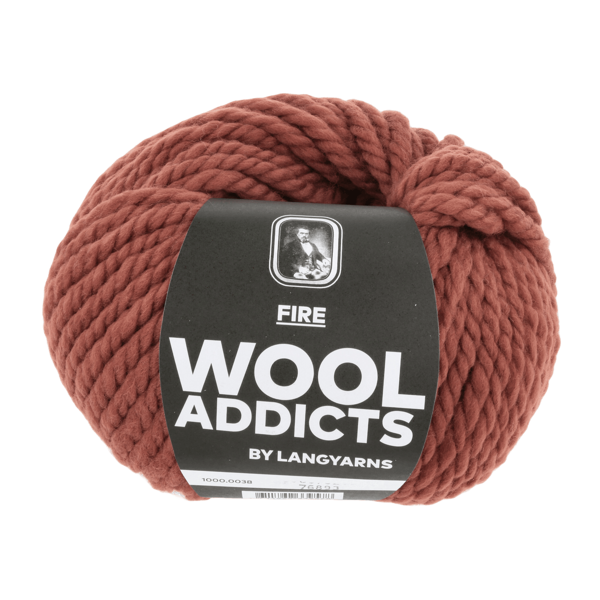 Lang Yarns Knitting Pattern Small-Medium - 7 balls / ocher 1000.0038 LONG VIEW Cardigan Pattern Bundle in Fire by LANGYARNS | WOOLADDICTS #17-003