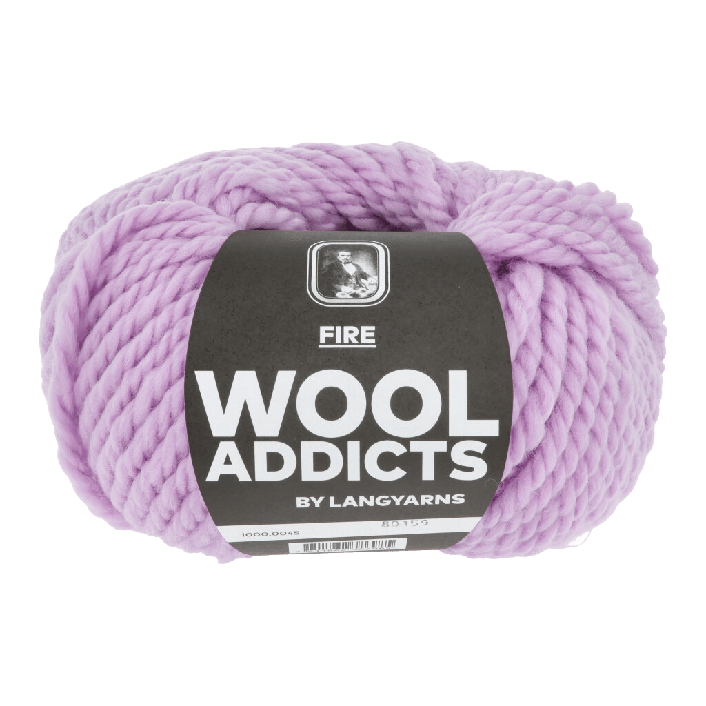 LANGYARNS Knitting Pattern Ladies Size - 2 balls / WISTERIA 1000.0045 HIGH HOPES Hat Pattern Bundle in Fire by LANGYARNS | WOOLADDICTS #15-004