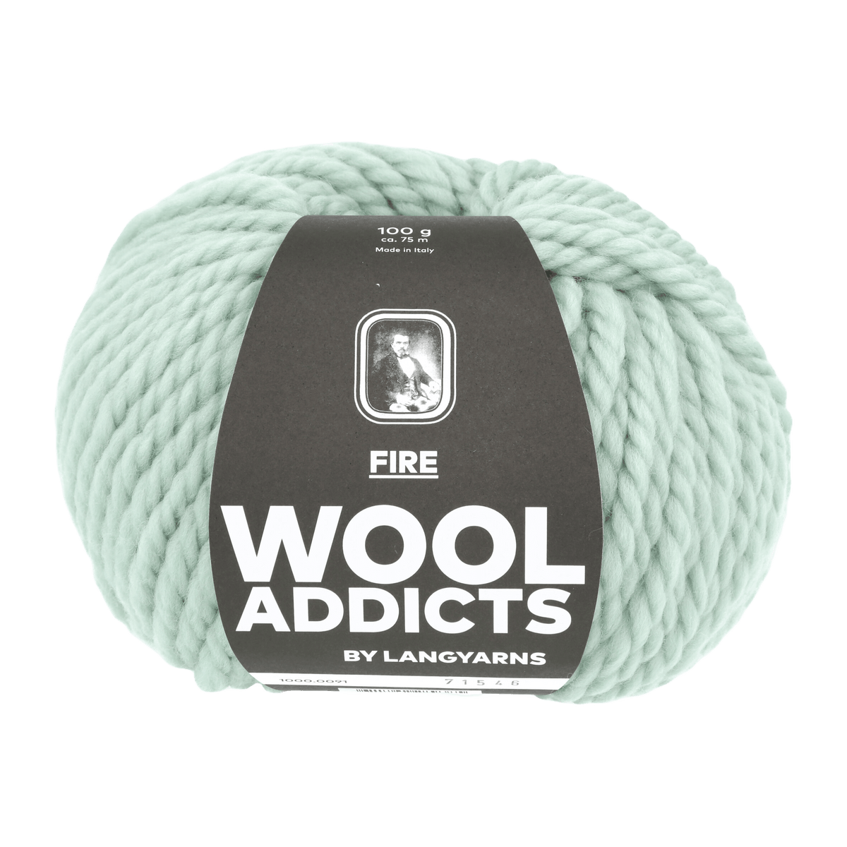 Lang Yarns Knitting Pattern Small-Medium - 7 balls / aloe vera 1000.0091 LONG VIEW Cardigan Pattern Bundle in Fire by LANGYARNS | WOOLADDICTS #17-003