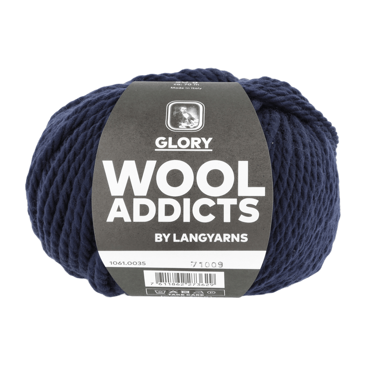 Lang Yarns Knitting Pattern ca 30 x 160 cm - 6 balls / NAVY 1061.0035 LANDMARK Scarf Pattern Bundle in Glory by LANGYARNS | WOOLADDICTS #17-017