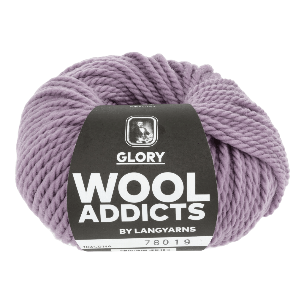 Lang Yarns Knitting Pattern ca 30 x 160 cm - 6 balls / MAUVE 1061.0146 LANDMARK Scarf Pattern Bundle in Glory by LANGYARNS | WOOLADDICTS #17-017