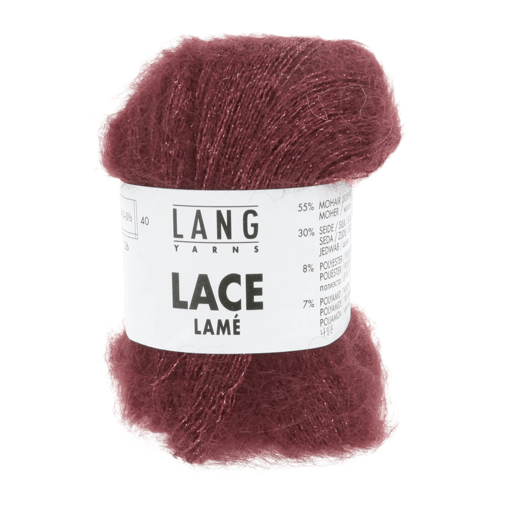 LANGYARNS Yarn Wine Red LANGYARNS | Lace Lamé | Sport | 1081
