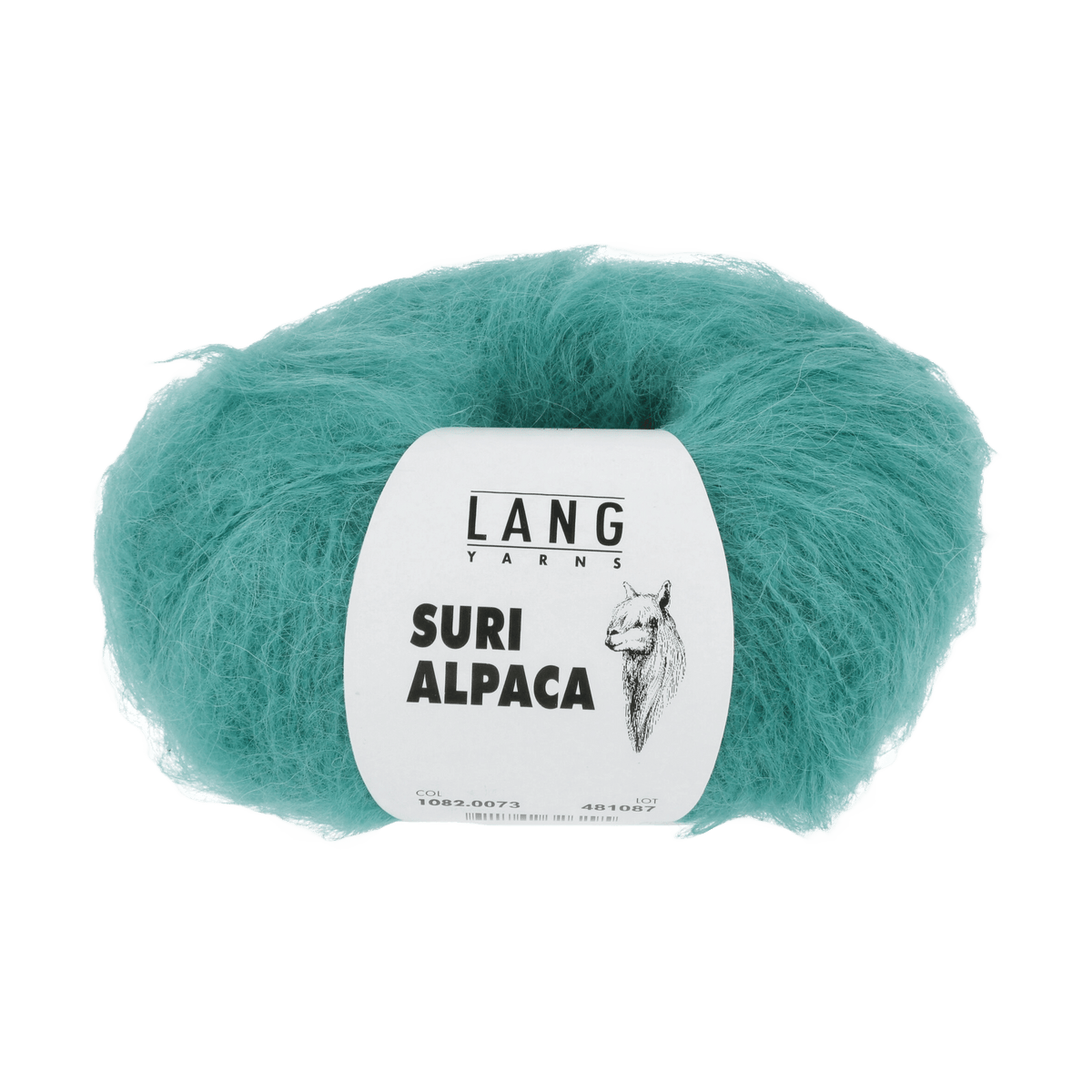 LANGYARNS Kits Knitting Pattern Approximately 191 x 47 cm | 5 balls / emerald 1082.0073 VIERA Triangular scarf Pattern Kit in SURI ALPACA by LANGYARNS | Fatto a Mano 290-071