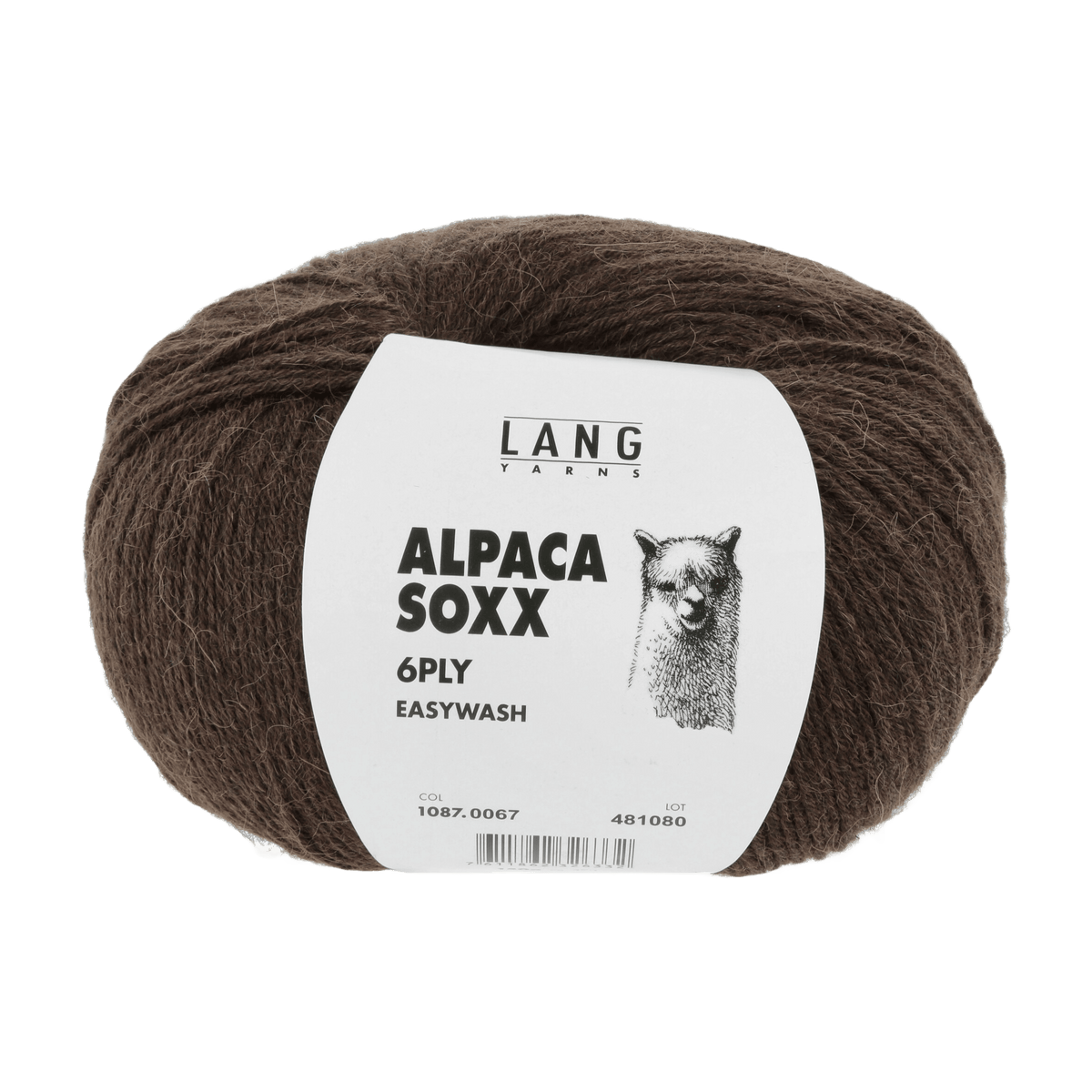 LANGYARNS Knitting Pattern L-XL - 5 balls / brown 1087.0067 ROSA Sweater Pattern Bundle in ALPACA SOXX 6PLY by LANGYARNS | Fatto a Mano 278-058