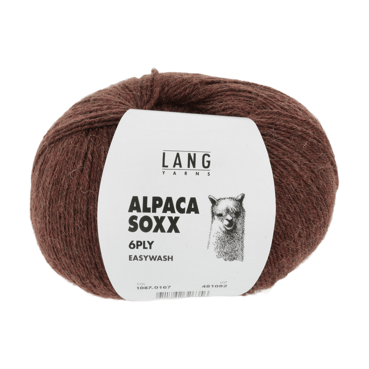 LANGYARNS Knitting Pattern L-XL - 5 balls / cinnamon mélange 1087.0167 VIOLET Sweater Pattern Bundle in ALPACA SOXX 6PLY by LANGYARNS | Fatto a Mano 278-049