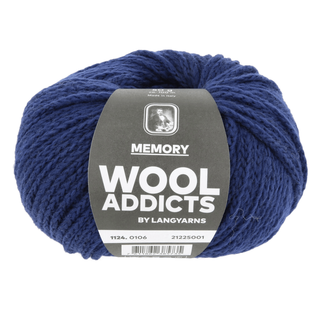 LANGYARNS Knitting Pattern Large - X-Large 12 balls / JUNIPER 1124.0106 COMPLEX FLAVOUR Sweater Pattern Bundle in Memory by LANGYARNS | WOOLADDICTS #13-030