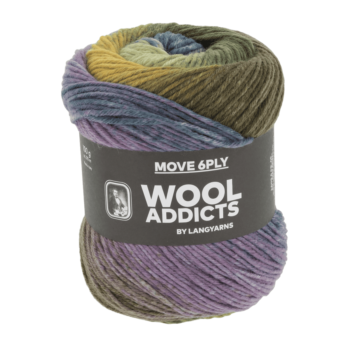 Lang Yarns Knitting Pattern Small-Medium - 7 balls / LILAC/PETROL/OLIVE 1146.0003 HOME PORT Sweater Pattern Bundle in Move 6 Ply by LANGYARNS | WOOLADDICTS #17-034