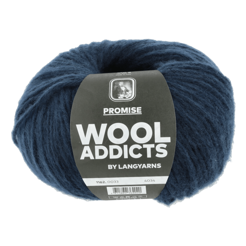 LANGYARNS Kit Knitting Pattern X-Large | 5 balls / STEEL 1162.0033 CONTINUUM Sweater Pattern Bundle in Promise by LANGYARNS | WOOLADDICTS #17-002