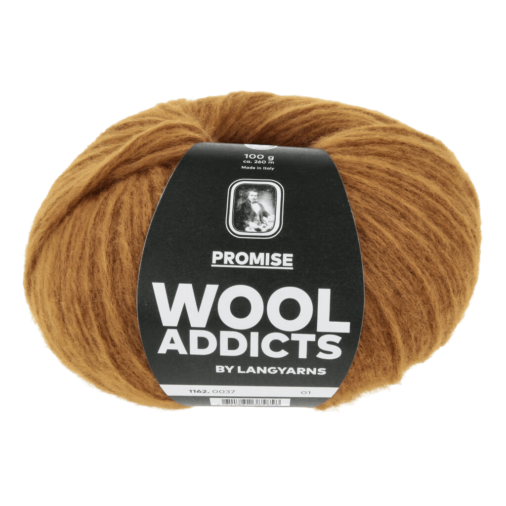 LANGYARNS Kit Knitting Pattern Large - X-Large | 6 balls / UMBER 1162.0037 GATHERING STORM Cardiagan Pattern Bundle in Promise by LANGYARNS | WOOLADDICTS #15-002