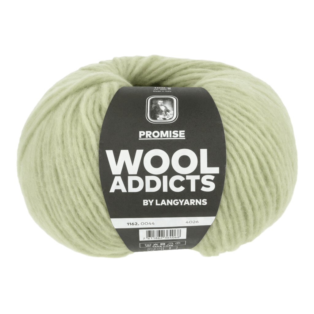 LANGYARNS Kit Knitting Pattern Large - X-Large | 6 balls / LIME 1162.0044 HIGH STREET Cardigan Pattern Bundle in Promise by LANGYARNS | WOOLADDICTS #17-011