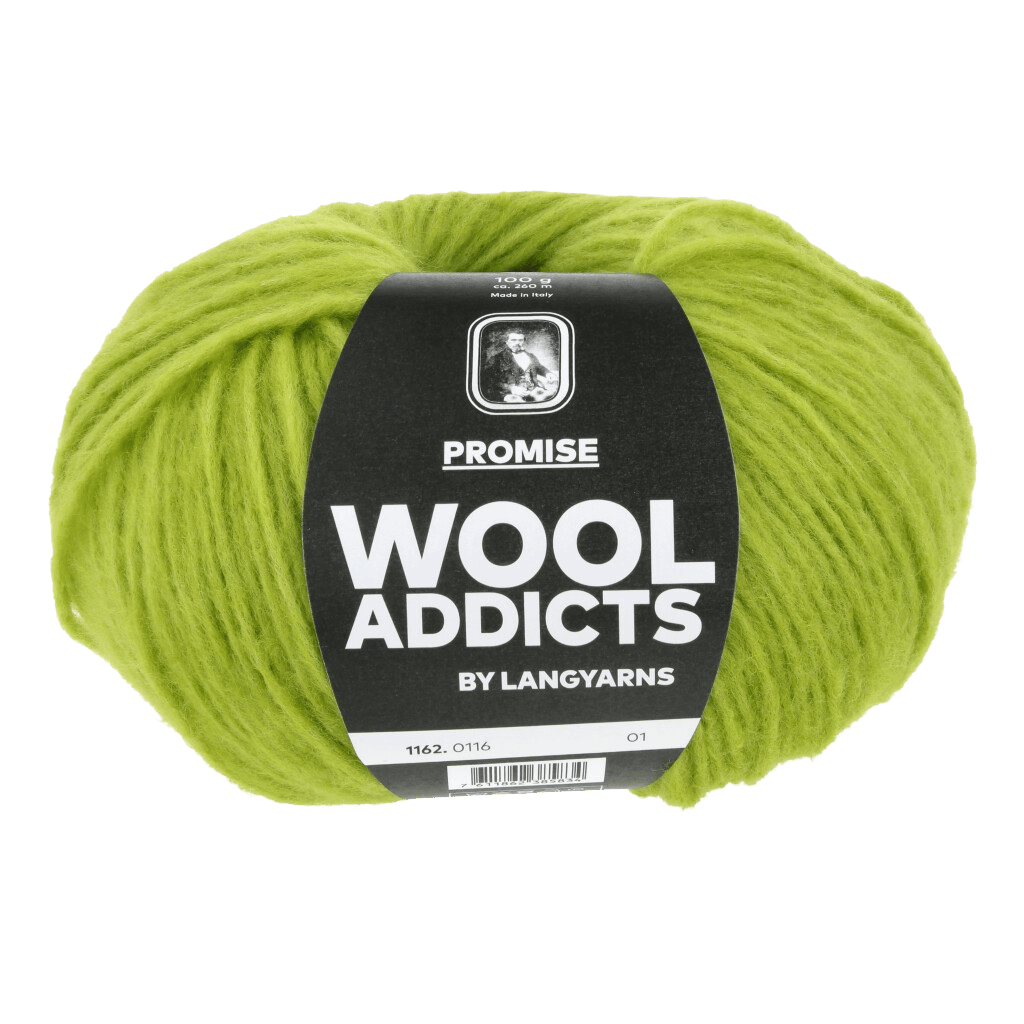LANGYARNS Kit Knitting Pattern Approximately 30 x 180 cm | 2 balls / MATCHA 1162.0116 WAVE-BORN Crochet Scarf Pattern Bundle in Promise by LANGYARNS | WOOLADDICTS #15-020