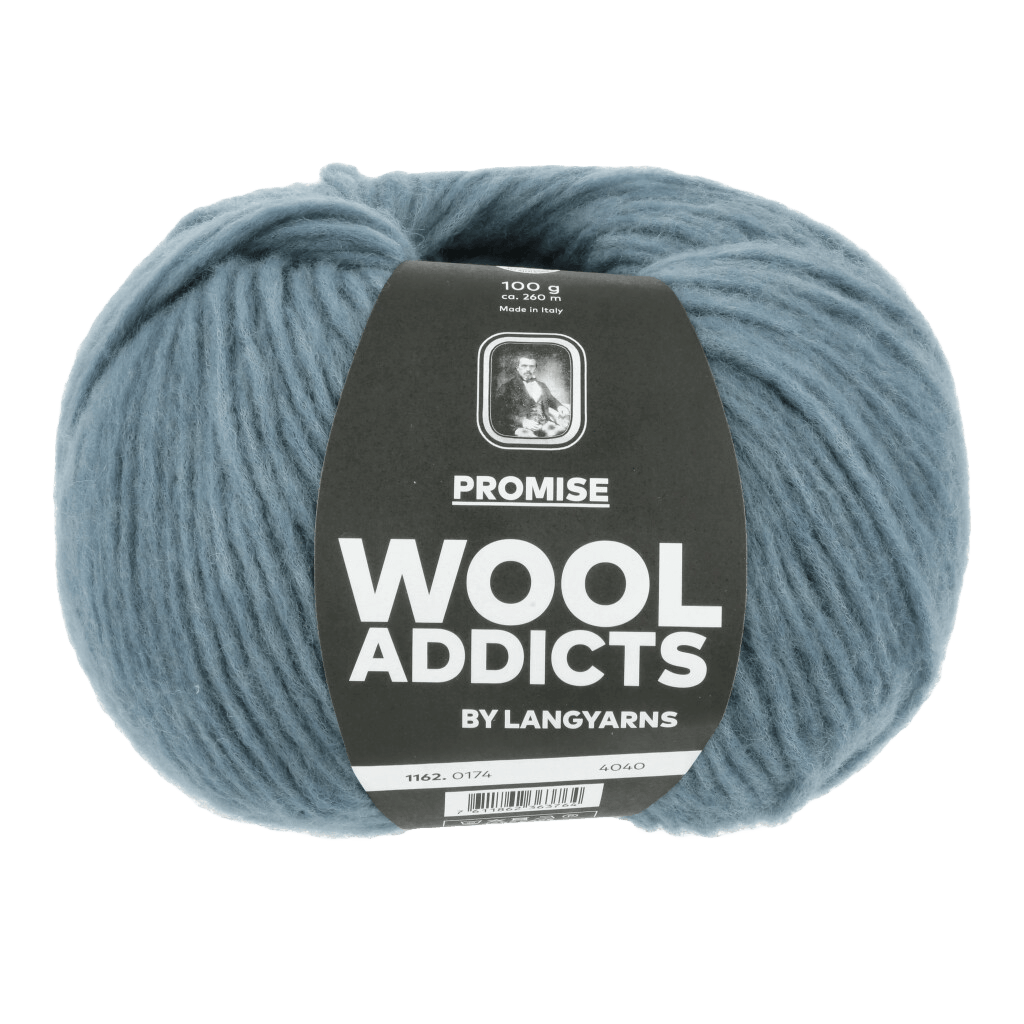 LANGYARNS Kit Knitting Pattern Large - X-Large | 6 balls / DUSK 1162.0174 HIGH STREET Cardigan Pattern Bundle in Promise by LANGYARNS | WOOLADDICTS #17-011