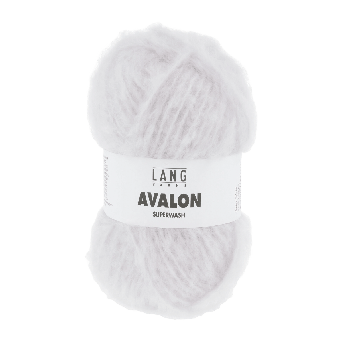 LANGYARNS Kit Knitting Pattern Small - Medium | 6 balls / white 1171.0001 Naia Slipover Pattern Bundle in Avalon by LANGYARNS | Fatto a Mano 290-001