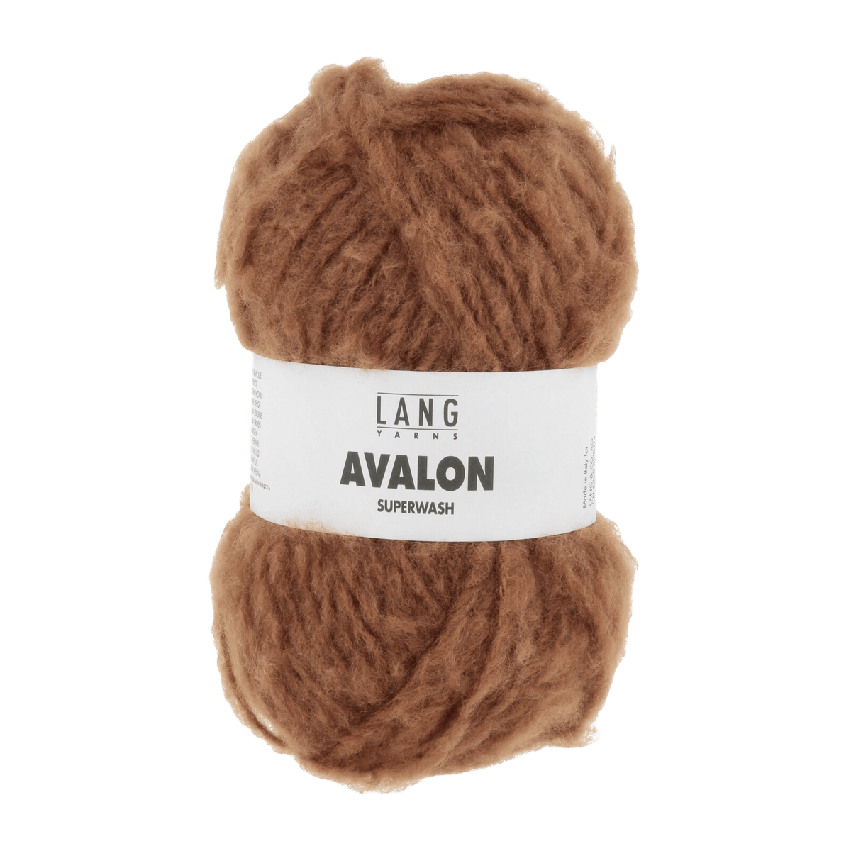 LANGYARNS Kit Knitting Pattern Small - Medium | 6 balls / bronze 1171.0011 Naia Slipover Pattern Bundle in Avalon by LANGYARNS | Fatto a Mano 290-001