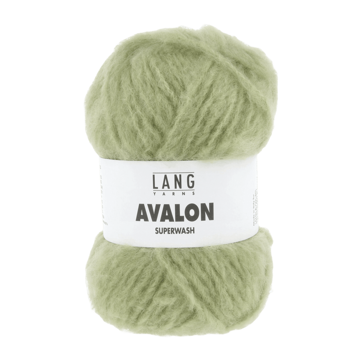 LANGYARNS Kit Knitting Pattern Small - Medium | 6 balls / lime 1171.0044 Naia Slipover Pattern Bundle in Avalon by LANGYARNS | Fatto a Mano 290-001