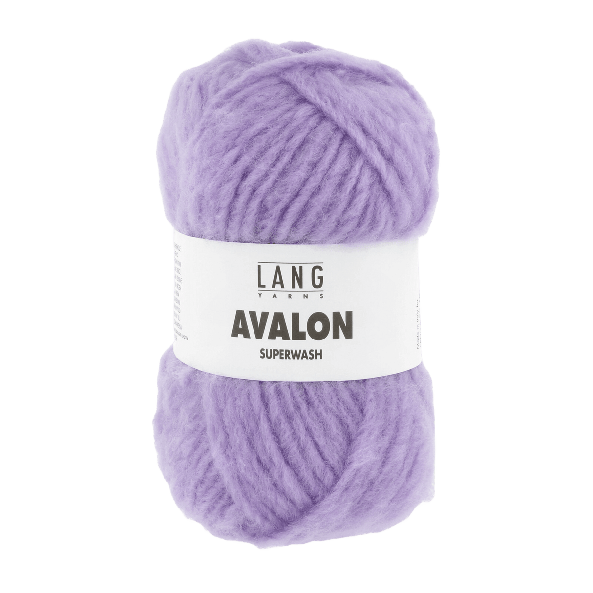 LANGYARNS Kit Knitting Pattern Small - Medium | 6 balls / lilac 1171.0046 Naia Slipover Pattern Bundle in Avalon by LANGYARNS | Fatto a Mano 290-001