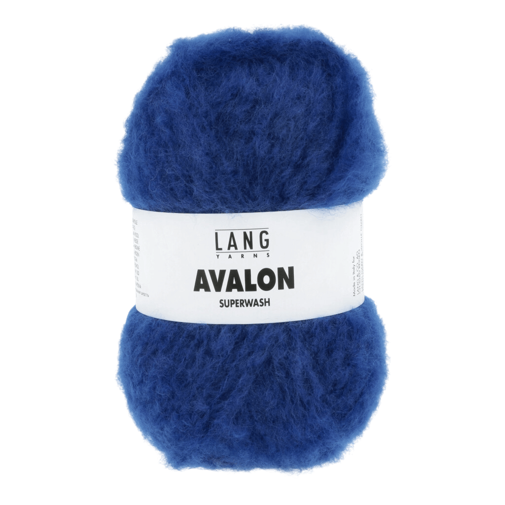 LANGYARNS Knitting Pattern Medium - Large 7 balls / Royal Blue 1171.0106 JOSIE Sweater Pattern Bundle in Avalon by LANGYARNS | Fatto a Mano 286-050