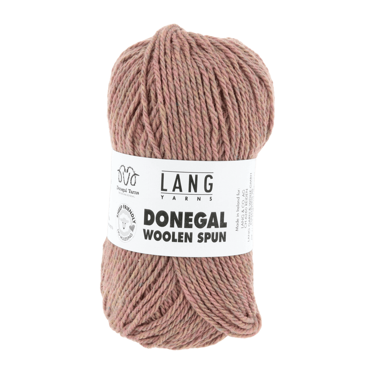 LANGYARNS Kits Knitting Pattern AERIN Men's Cardigan Pattern Kit in DONEGAL WOOLEN SPUN by LANGYARNS | Fatto a Mano 290-040